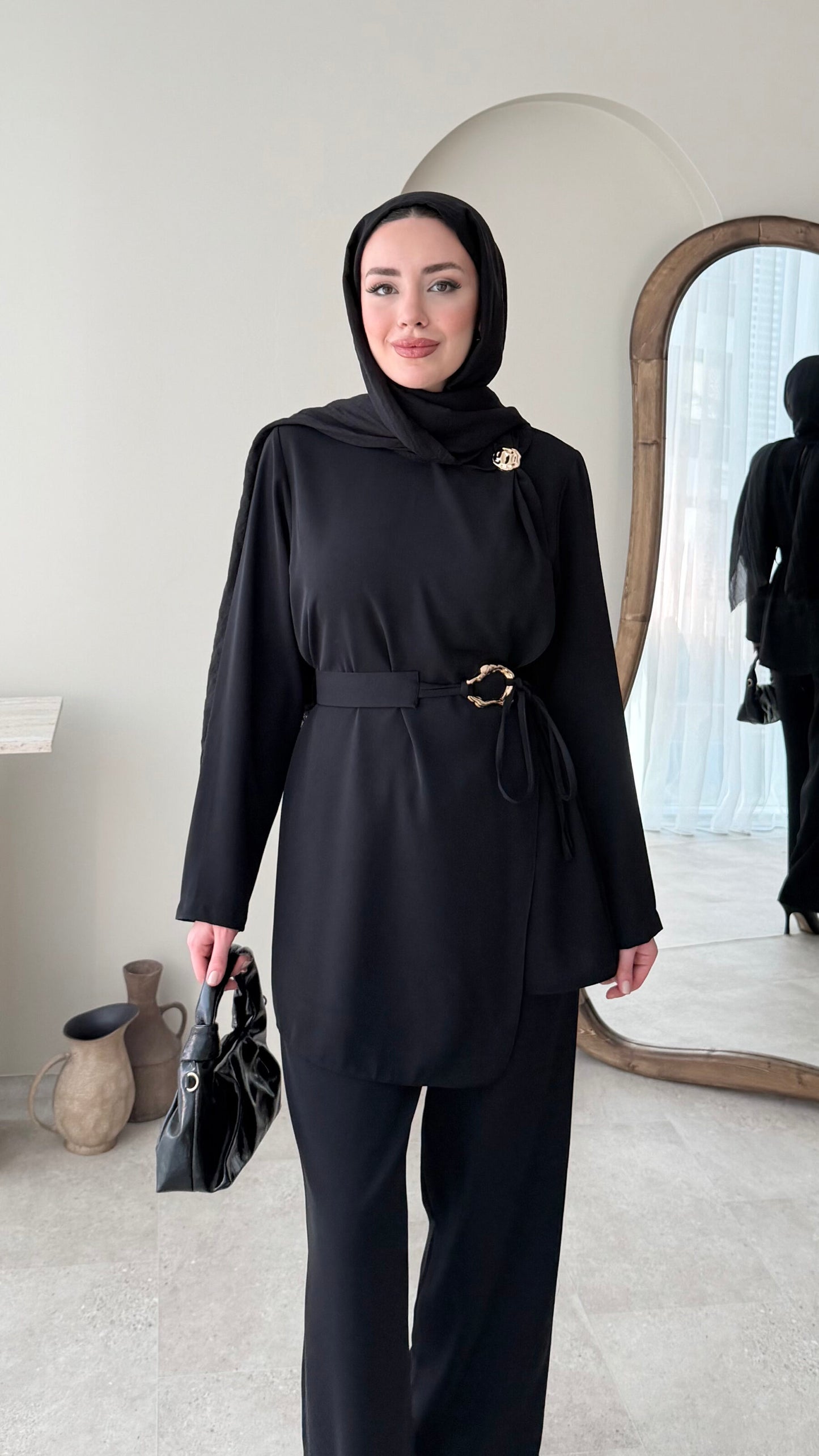 Tina Kemerli Takım – Siyah