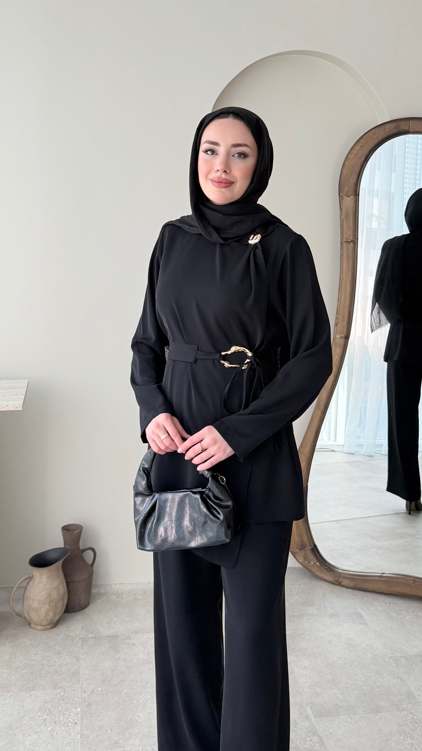 Tina Kemerli Takım – Siyah