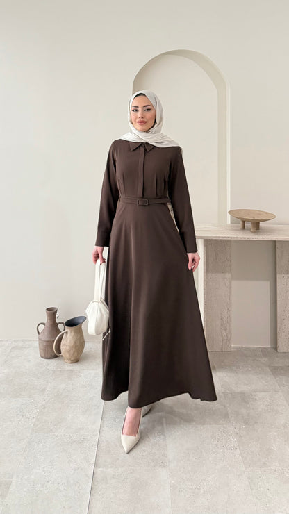 Wenessa Elbise – Acı Kahve