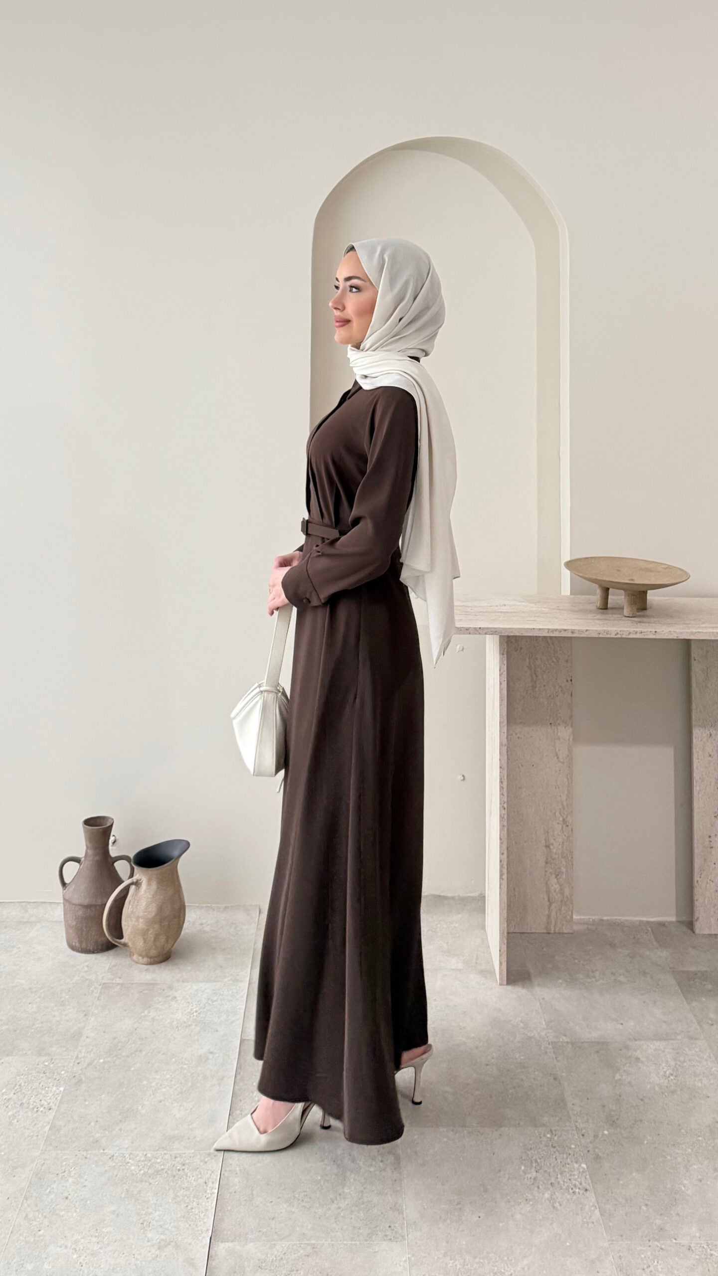Wenessa Elbise – Acı Kahve