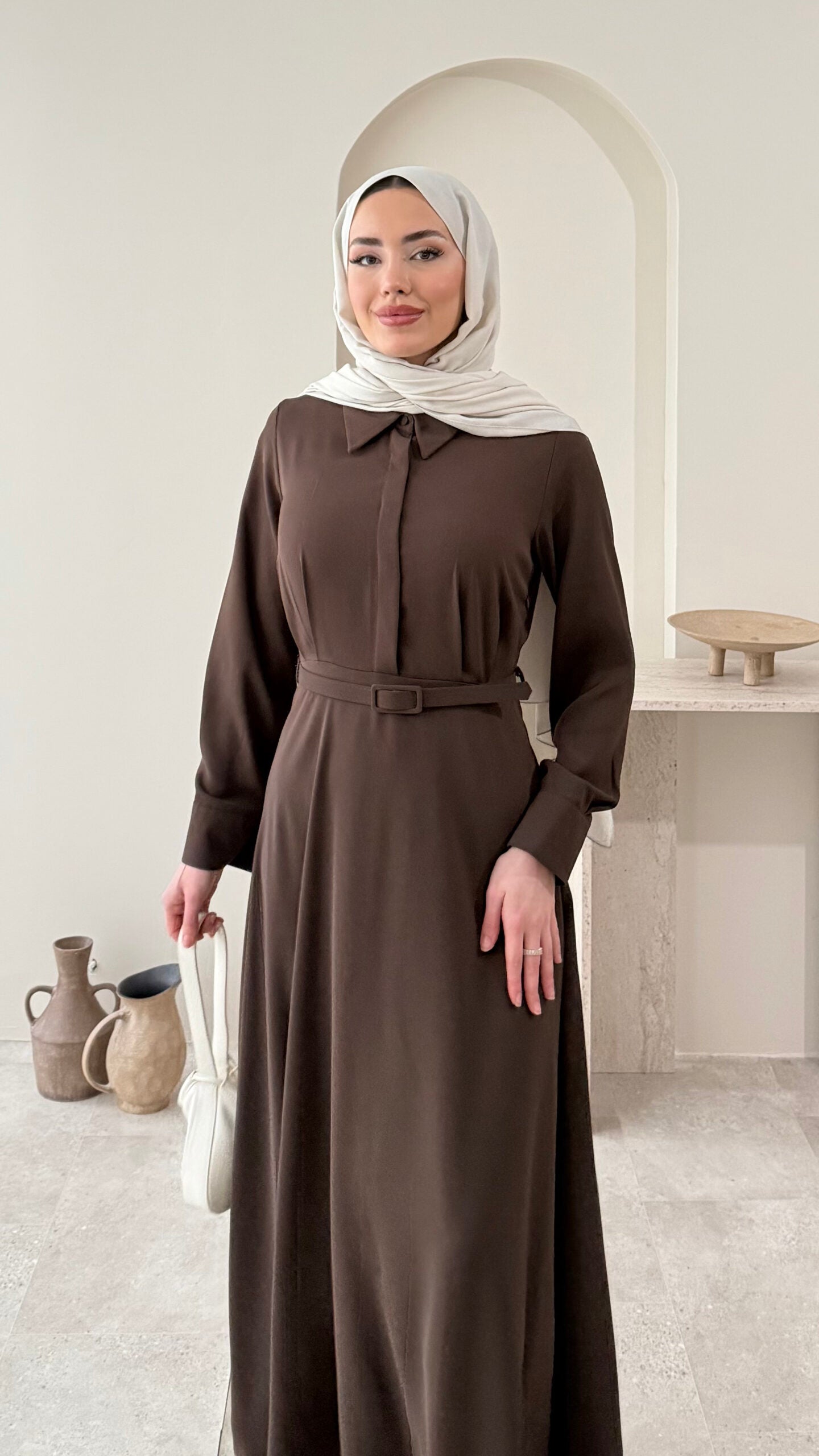 Wenessa Elbise – Acı Kahve