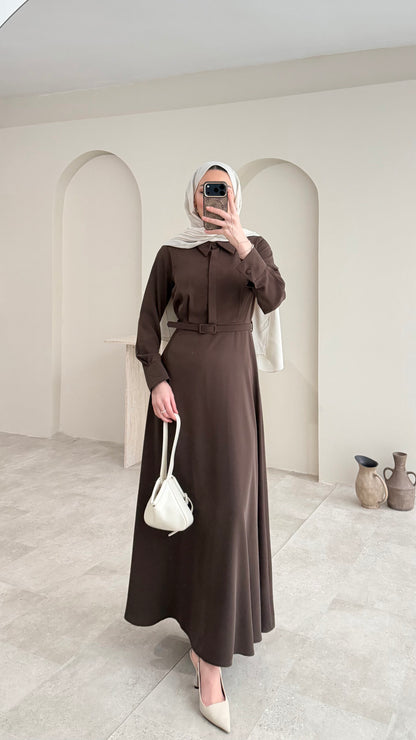 Wenessa Elbise – Acı Kahve