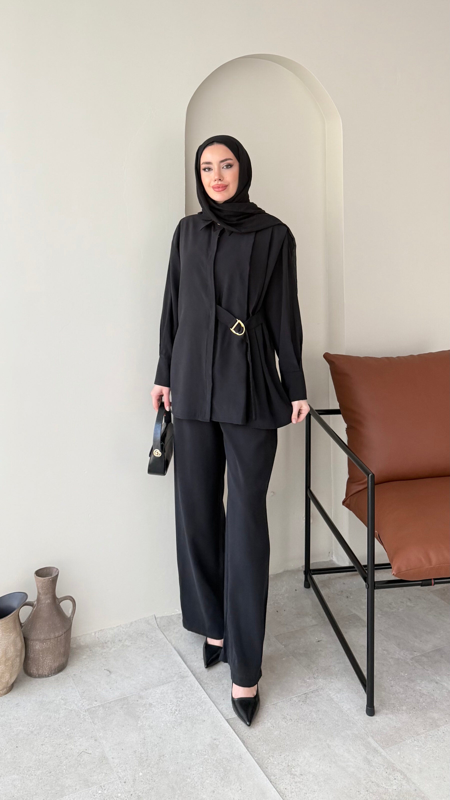 Rasha Modal Takım – Siyah