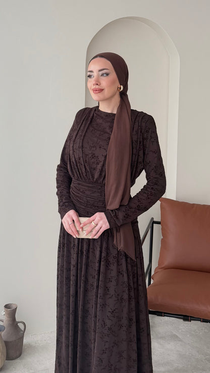 Moon Tasarım Elbise – Acı Kahve