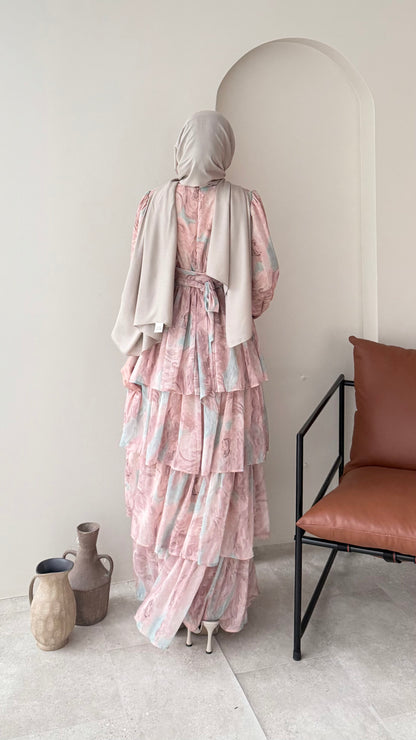 Viona Tasarım Elbise – Pembe