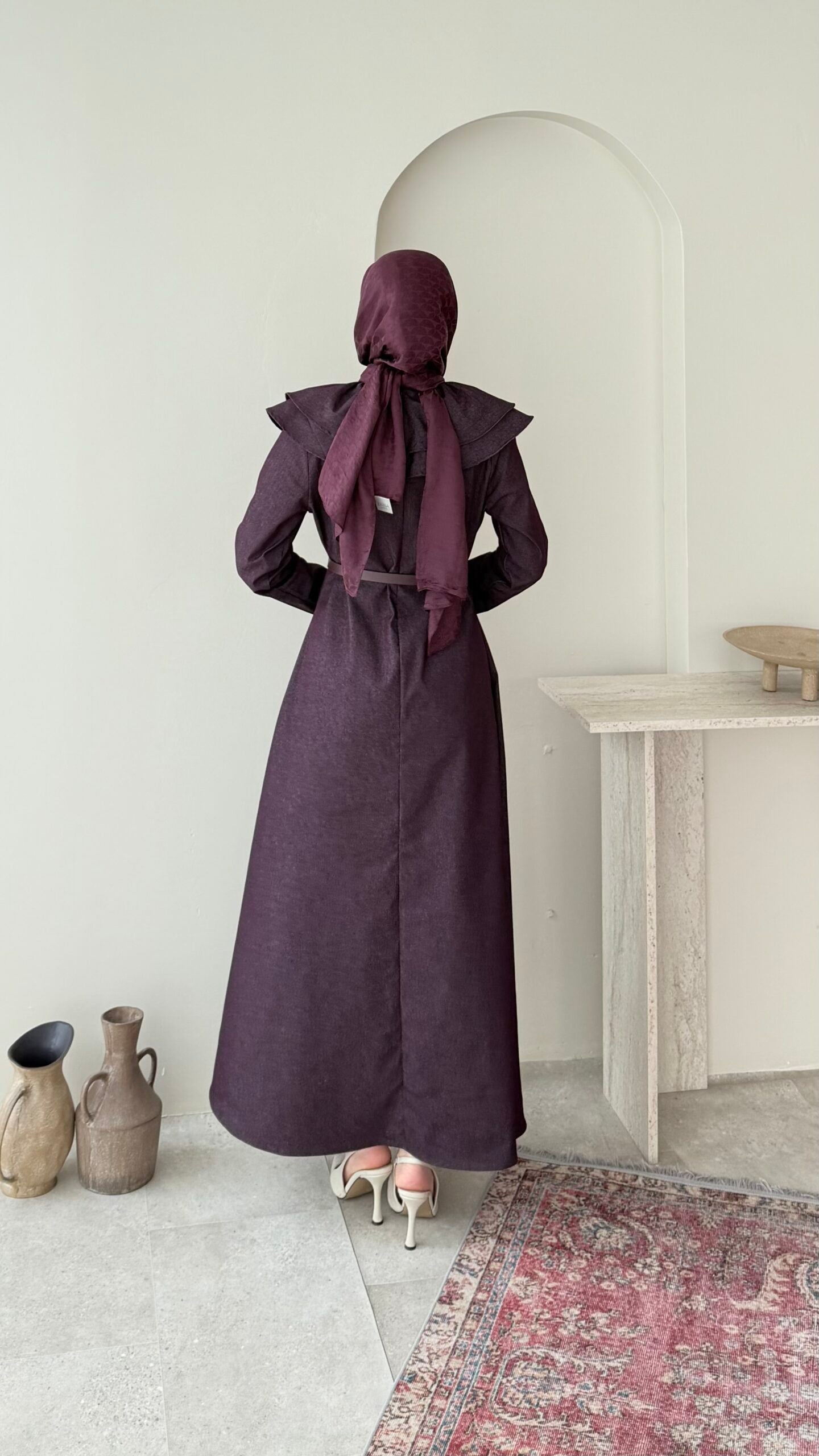 Naze Kot Elbise – Mürdüm
