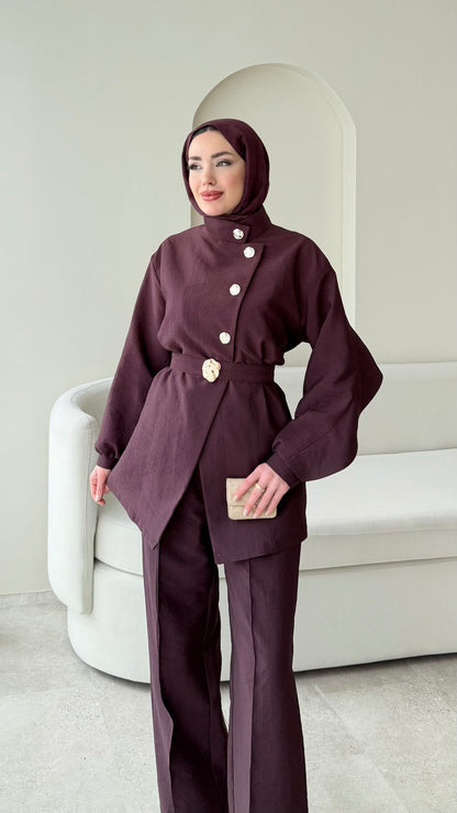 Hare Taşlı Takım – Mürdüm