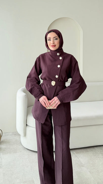 Hare Taşlı Takım – Mürdüm