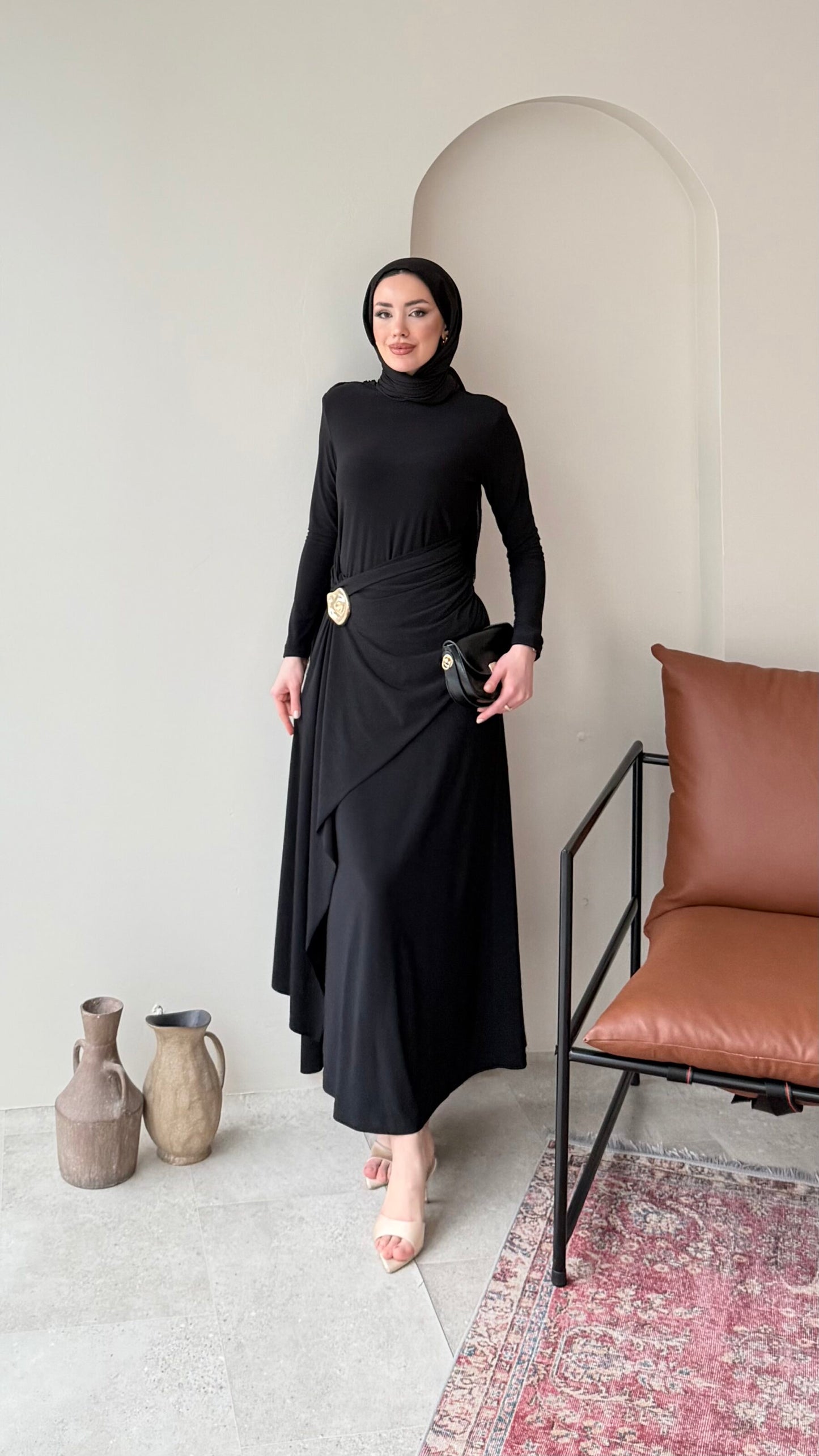 Keyla Candy Elbise – Siyah