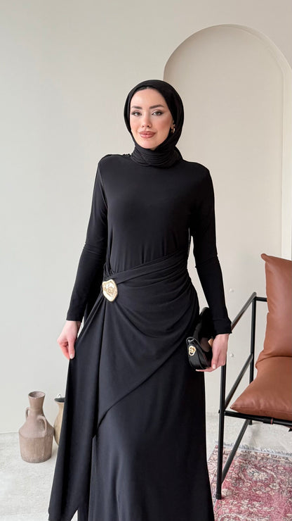 Keyla Candy Elbise – Siyah
