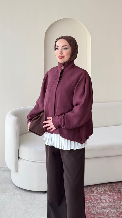 Zera Ceket – Mürdüm