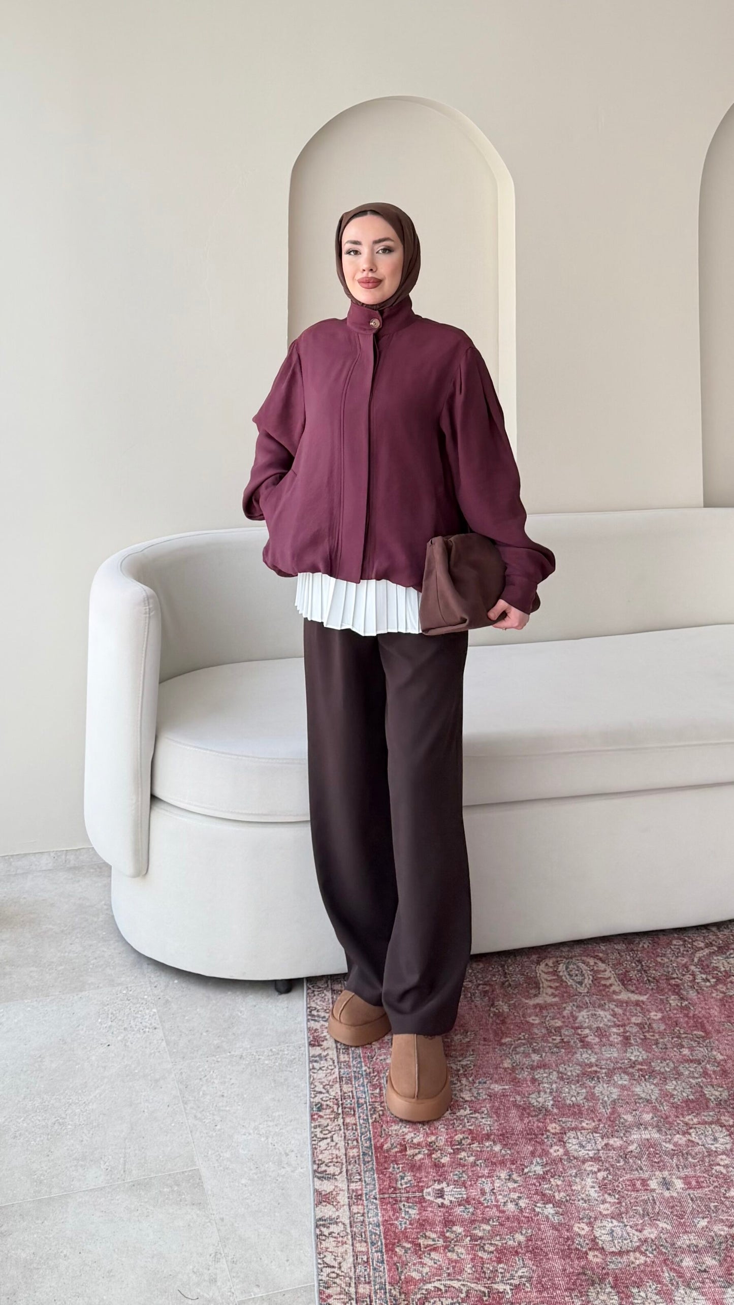 Zera Ceket – Mürdüm