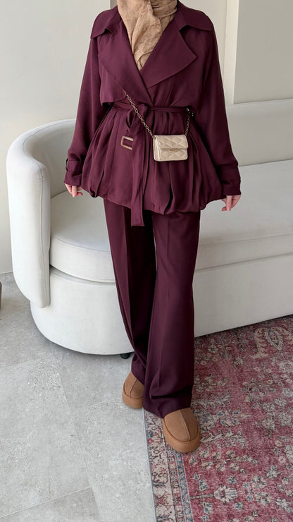 Sue Modal Trenç – Mürdüm