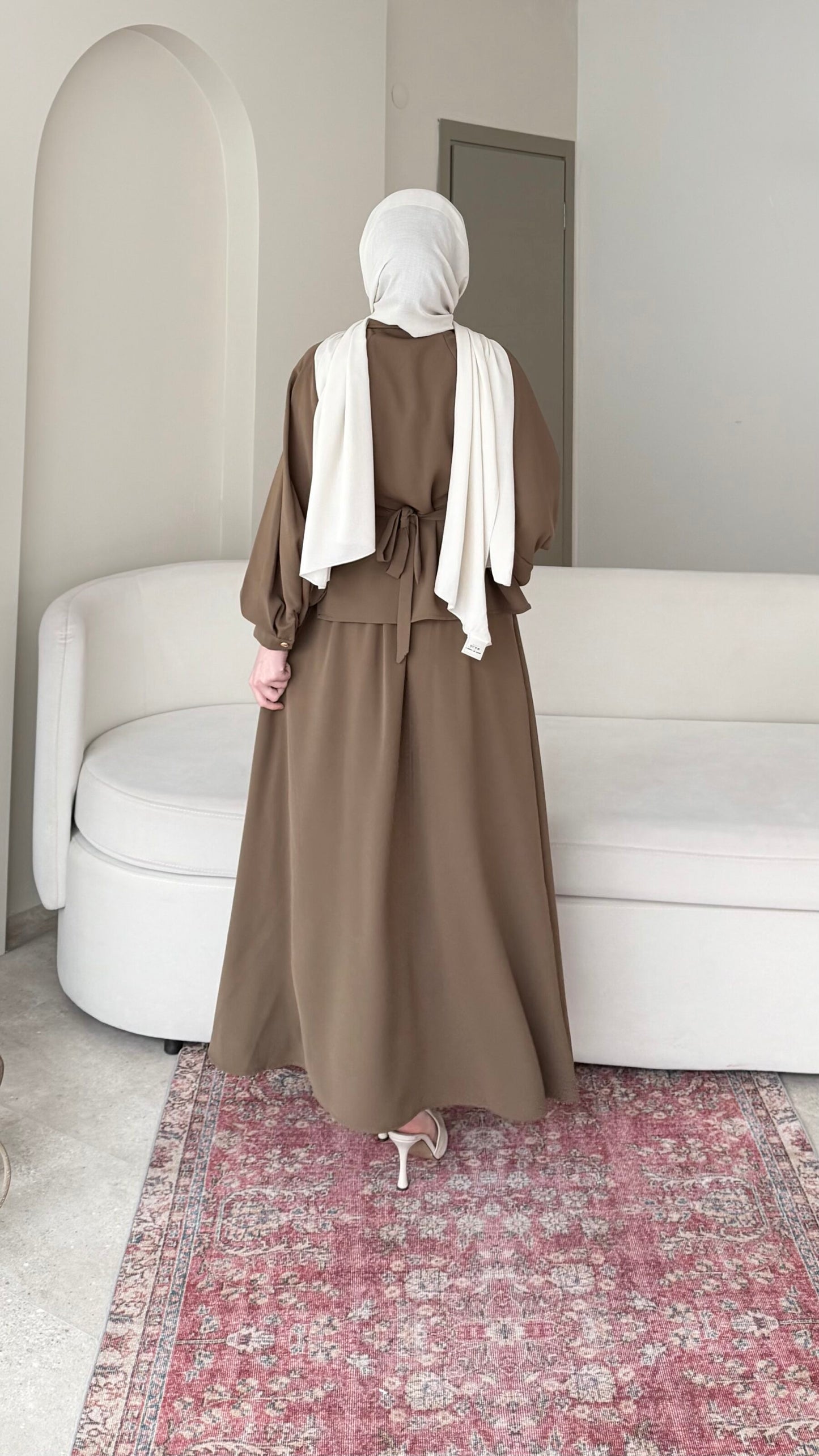 Sibil Fularlı Takım –  camel