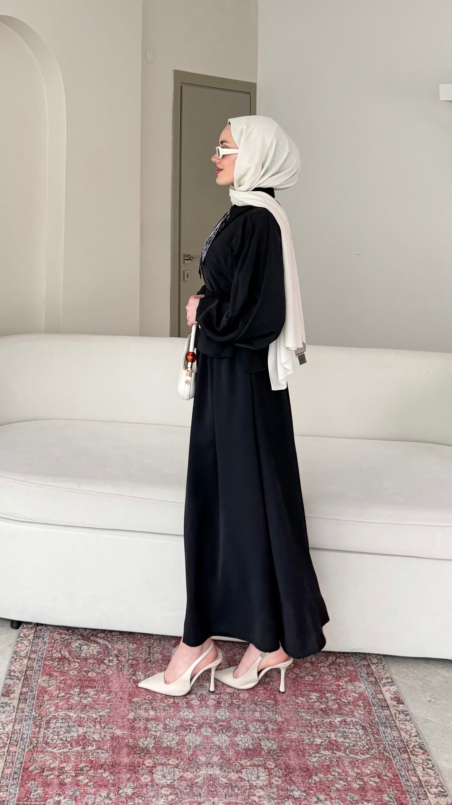 Sibil Fularlı Takım – Lacivert