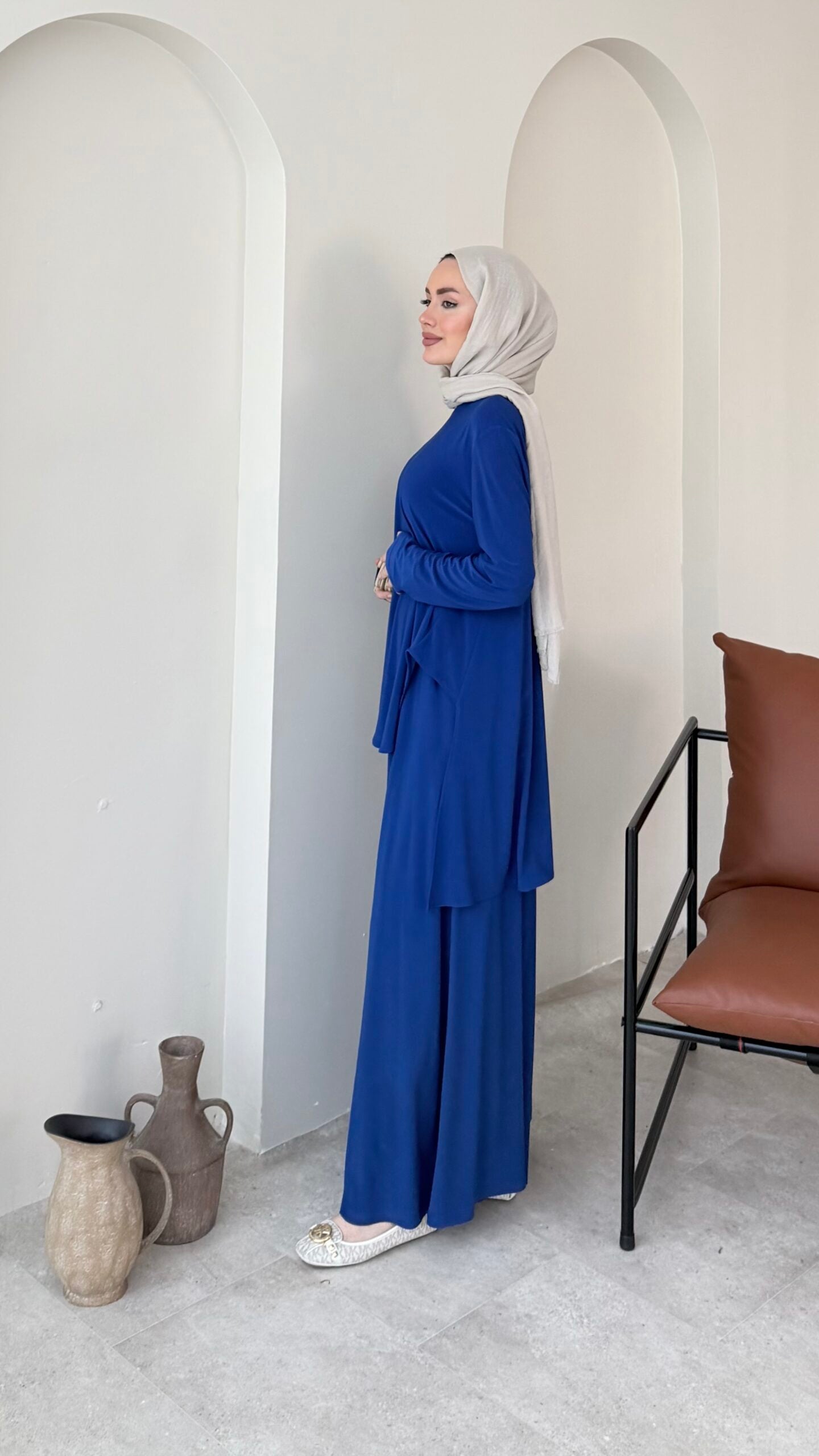 Perna Kesimli Candy Takım – Açık Lacivert