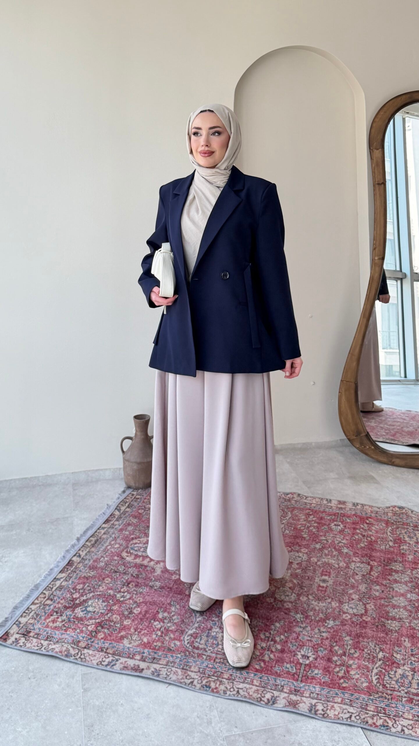 Lisa Blazer Ceket – Lacivert