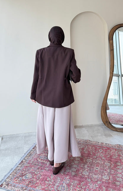 Lisa Blazer Ceket – Acı Kahve