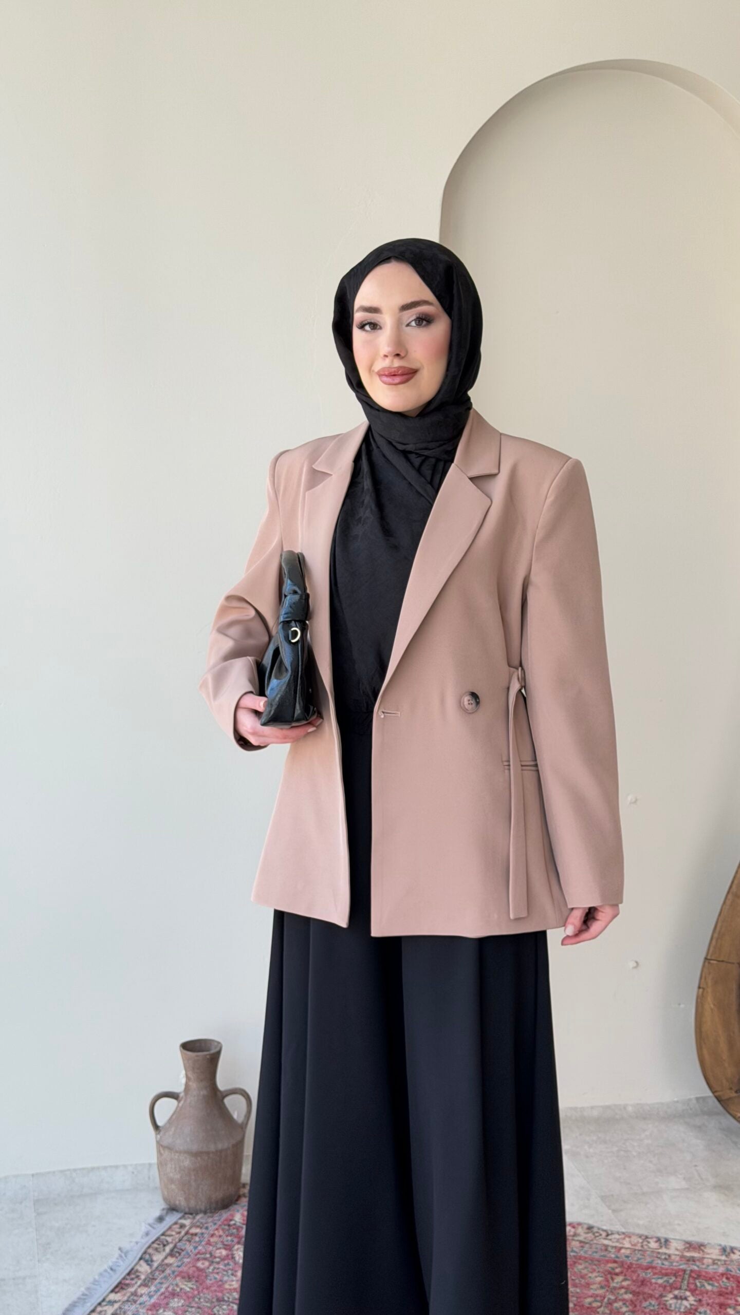 Lisa Blazer Ceket – Camel