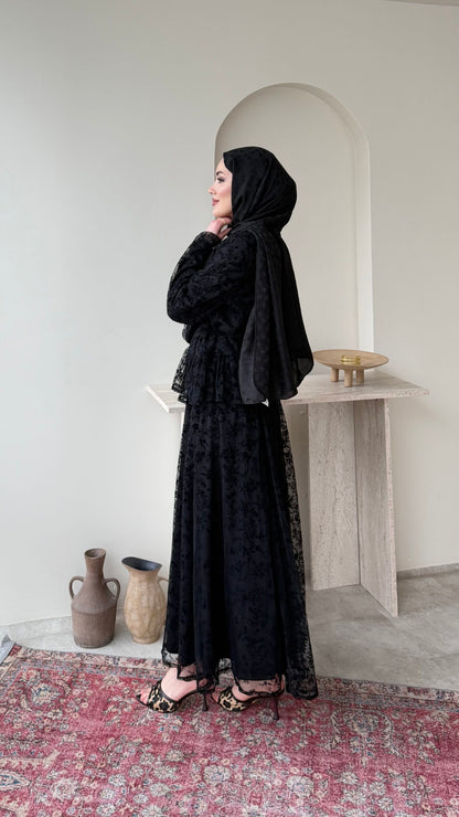 Flow Dantel Takım – Siyah