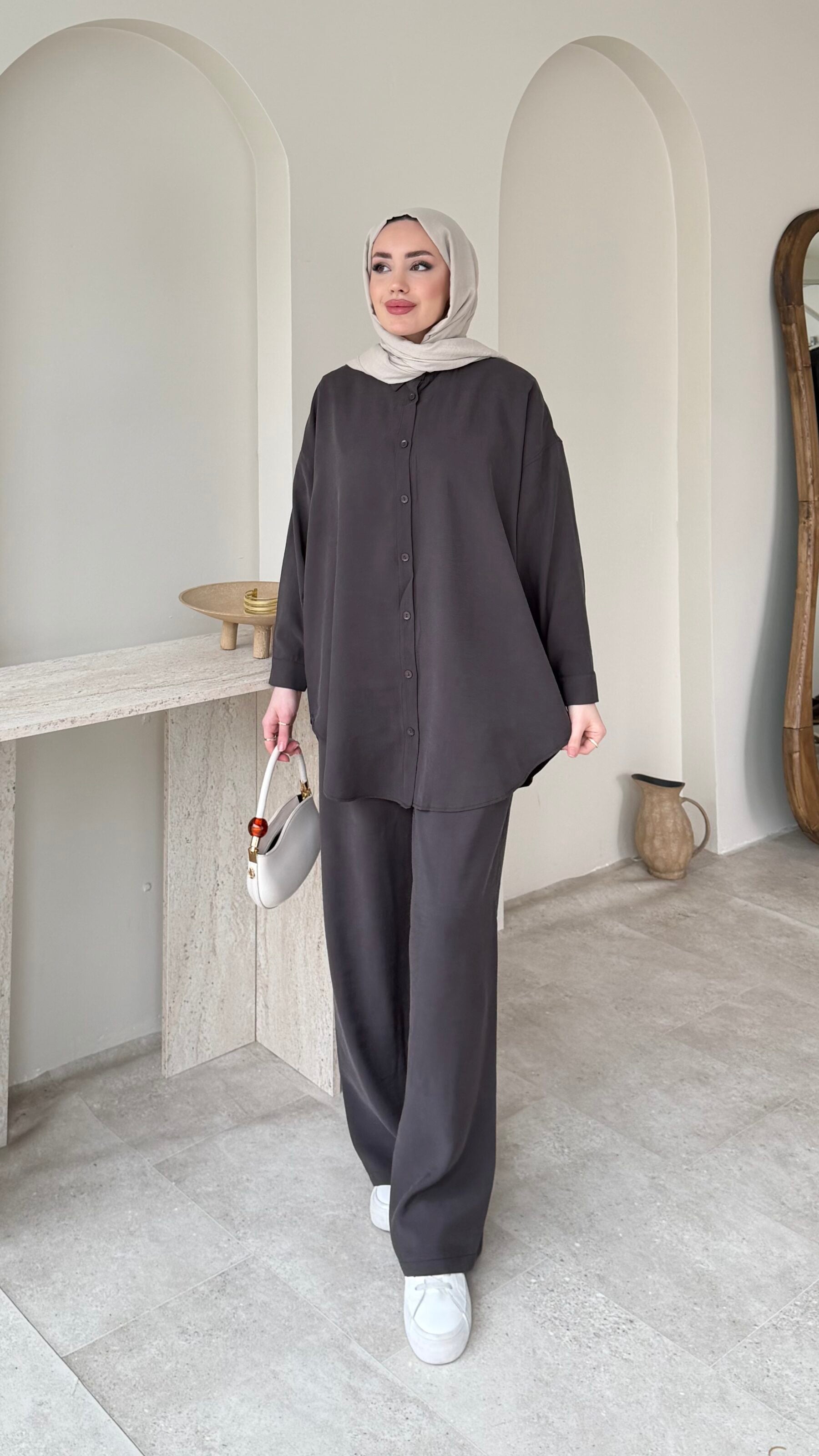 Cosy Tensel Takım – Kahverengi