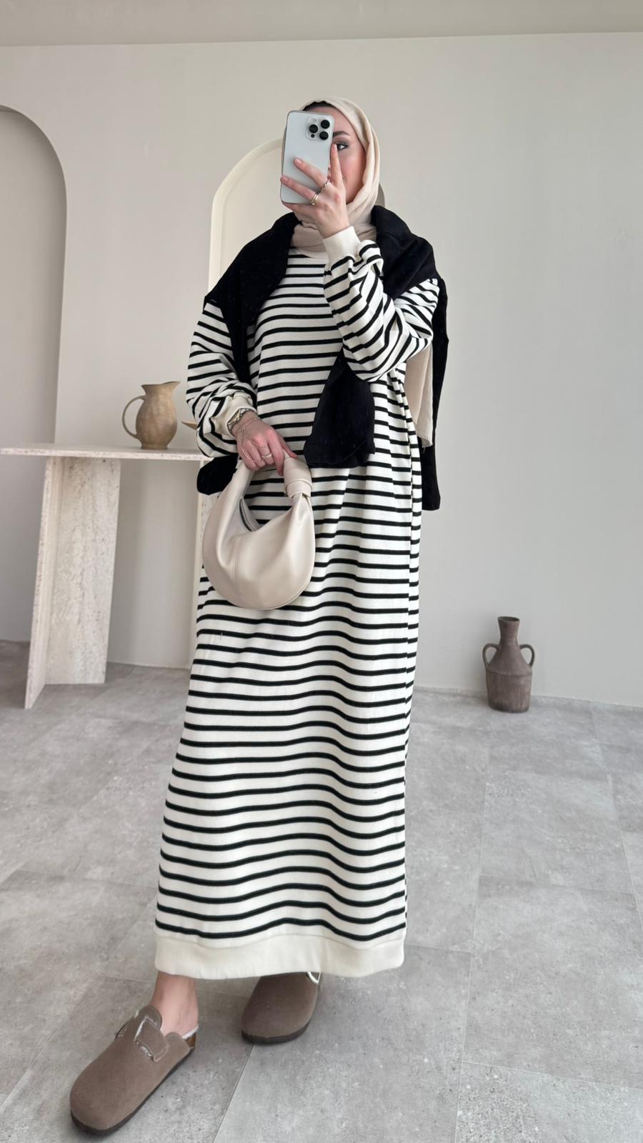 Misra Basic Elbise – Siyah