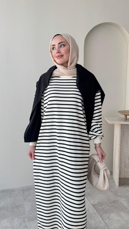 Misra Basic Elbise – Siyah